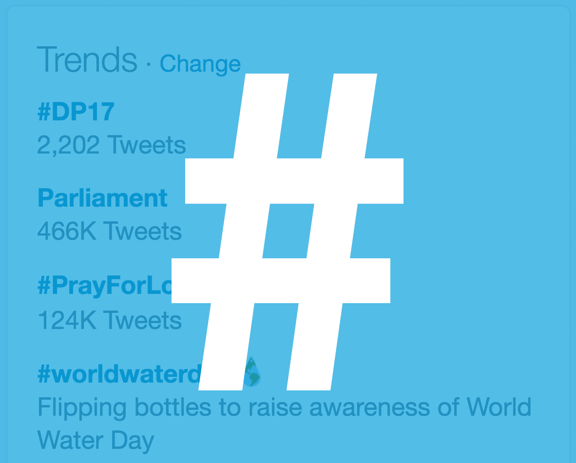 Taking Advantage of Trending Hashtags